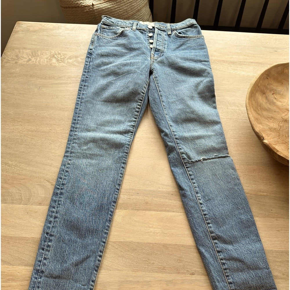 Free people straight jeans 26
